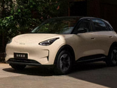 微笑前臉吉利星愿小型純電動(dòng)車又一新車三季度上市