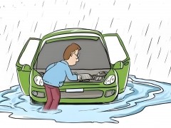 下雨天忘關(guān)發(fā)動機蓋，雨水侵入——這輛車是否就此淪為“泡水車”？