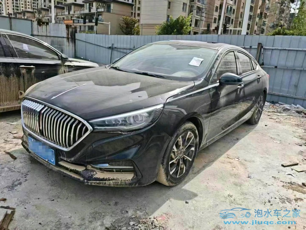 20年紅旗H5泡水車